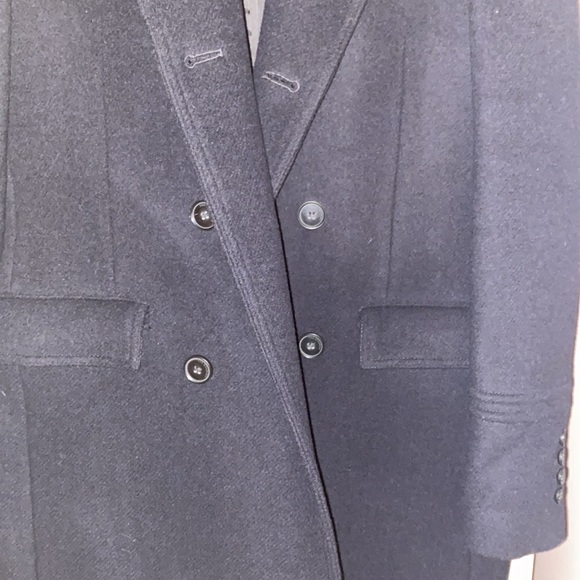 The kooples wool blend coat dark navy - Picture 6 of 13